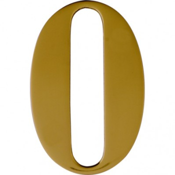 Numerals - '0' Gold Anodised