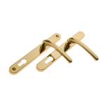 Balmoral Multi Point Handle Inline Lever/Lever Hardex Gold