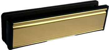 10Inch Gold Sleeve & Tidy Letterplate