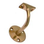 2 1/2" Polished Brass Handrail Bracket