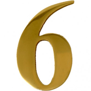 Numerals - '6 & 9' Gold Anodised
