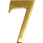 Numerals - '7' Gold Anodised