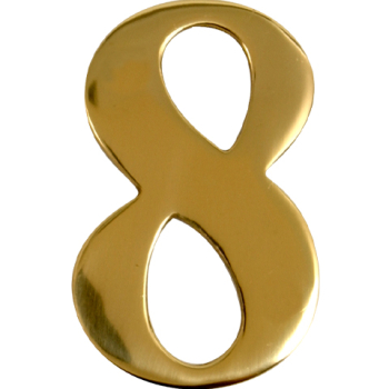 Numerals - '8' Gold Anodised