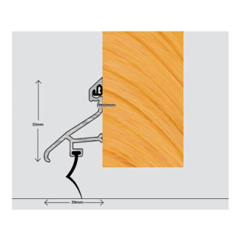 ERD MK2 Deflector and Seal  1220mm ERD MK2 Deflector and Seal  1220mm