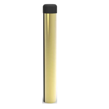 Projected Wall Mounted Door Stop Polished Brass