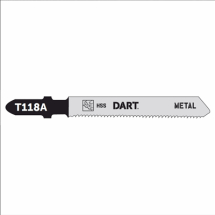 Dart T118A Metal Cutting Jigsaw Blade - Pk 5