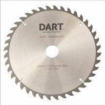 Dart Silver Wood Saw Blade 165D mm X 20B X 24Z Dart Silver Wood Saw Blade 165D mm X 20B X 24Z