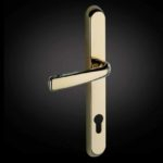 Champagne Gold Avocet Affinity Door Handle(Lever/Lever)