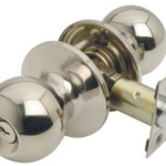 Bala Entrance Knobset in Polished Stainless Steel