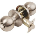 Bala Privacy Knobset in Satin Stainless Steel