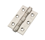76x51x2mm Polished Stainless Steel Ball Bearing Hinge Grade 7