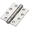 102x76x3mm Polished Stainless Steel Ball Bearing Hinge Grade 13
