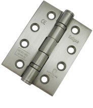 102x76x3mm Satin Stainless Steel Ball Bearing Hinge Grade 13 (Pk3) 102x76x3mm Satin Stainless Steel Ball Bearing Hinge Grade 13 (Pk3)