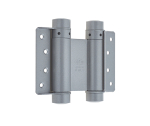 100mm Double Action Spring Hinges Grey