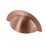 Monmouth Cup Pull in Brushed Copper