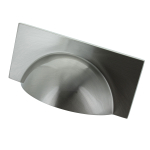 Monmouth Cup Pull in Brushed Satin Nickel