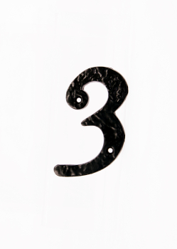 4Inch Italic Numerals 3