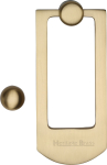 Contemporary Door Knocker Satin Brass