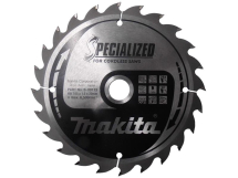 Makita 165 mm X 20 mm TCT Blade 24T