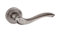 Warwick Old English Lever on Rose in Distressed Silver