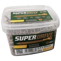 Super Drive Trade Tub 1000 Number Countersunk WOOD SCREW 4.0x 30mm