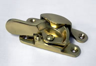 Locking Fitch Fastener Polished Brass