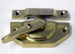 King Fastener Locking Polished Brass