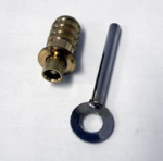Vent Lock Twist Polished Brass