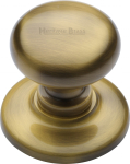 Plain Centre Door Knob 3" Antique Brass