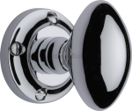 Suffolk Mortice Knob in Polished Chrome