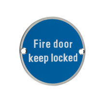 Fire Door Keep Locked SSS