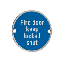 Fire Door Keep Locked Shut SSS Fire Door Keep Locked Shut SSS